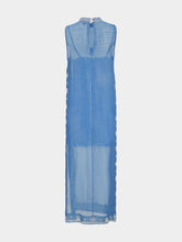 Alémais Blue Yasmeen Embellished Midi Dress