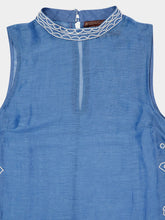 Alémais Blue Yasmeen Embellished Midi Dress