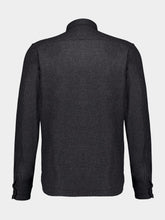 Boglioli Dark Grey Wool Overshirt