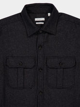 Boglioli Dark Grey Wool Overshirt