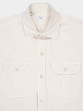 Boglioli White Cotton Overshirt with Pockets