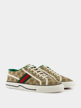 Gucci Beige GG Gucci Tennis 1977 Trainer