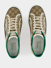 Gucci Beige GG Gucci Tennis 1977 Trainer