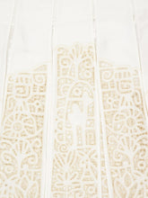 Alémais Cream Rosemary Embroidered Midi Skirt