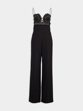 Black Broderie Anglaise Jumpsuit