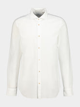 Boglioli White Cotton Poplin Regular-Fit Shirt