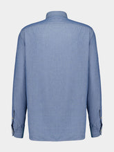 Boglioli Blue Slub Cotton Shirt