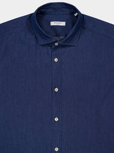 Boglioli Blue Cotton Button-Up Shirt