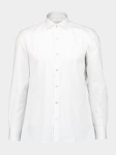 Boglioli White Yarn Dyed Cotton Shirt