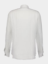 Boglioli White Linen Classic Shirt