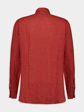 Boglioli Rustic Red Linen Shirt