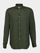 Boglioli Olive Linen Shirt