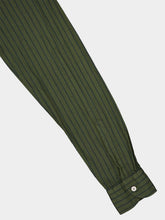 Boglioli Green Striped Linen Shirt