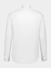 Boglioli White Cotton Button-Up Shirt
