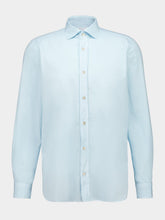 Boglioli Sky Blue Cotton Long-Sleeve Shirt