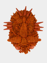 Natalia Brilli Terracotta Moto Raffia Medium Decorative Mask