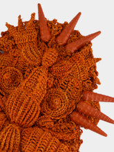 Natalia Brilli Terracotta Moto Raffia Medium Decorative Mask