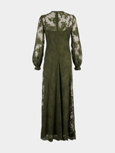 Zimmermann Olive Green Lace Maxi Dress
