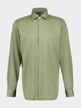 Boglioli Green Regular Fit Shirt in Cotton Blend