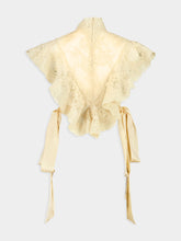 Zimmermann Cream Hypnotic Lace Bodice with Ruffles