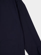 Boglioli Navy Blue Wool Blend Overshirt