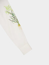 Stella McCartney White Floral Printed Cotton Shirt