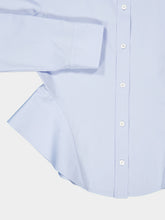 Stella McCartney Sky Blue Cotton Peplum Shirt