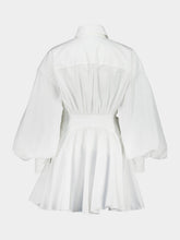 Zimmermann Ivory Rebellion Poplin Mini Dress