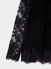 Zimmermann Black Hypnotic Lace Yoke Top