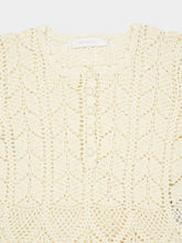 Zimmermann Awaken Cream Lace Crochet Peplum Top