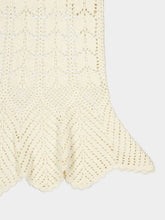 Zimmermann Awaken Cream Lace Crochet Cotton Midi Skirt