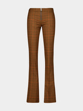 Stella McCartney Prince of Wales Check Slim Fit Wool Trousers