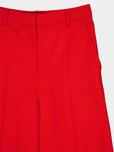 Stella McCartney High-Rise Wide-Leg Wool Trousers