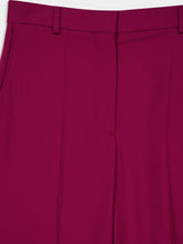 Stella McCartney Jazzberry Loose Flannel Wool Trousers