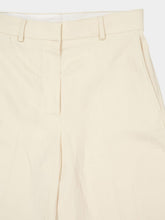 Stella McCartney Cream Linen Viscose Culotte Shorts