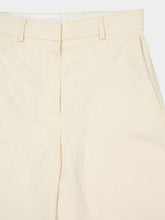 Stella McCartney Cream Linen Viscose Culotte Shorts