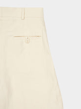 Stella McCartney Cream Linen Viscose Culotte Shorts