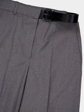 Stella McCartney Grey Melange Flannel Straight-Leg Trousers