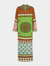 Alémais Contina Silk Midi Dress