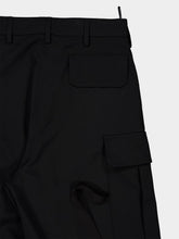 Stella McCartney Black Wool Cargo Trousers