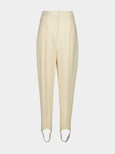 Stella McCartney Ivory Tapered Stirrup Trousers