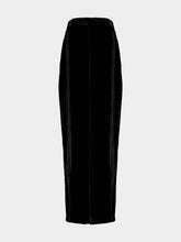 Stella McCartney Black Oversized High-Waisted Trousers