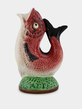 Bordallo Pinheiro Fish Glazed Pitcher