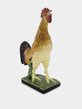 Bordallo Pinheiro Large Rooster Singing Figure