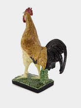 Bordallo Pinheiro Large Rooster Singing Figure