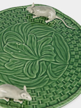 Bordallo Pinheiro Lily Cheese Tray with Mouses