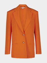 Stella McCartney Tangerine Oversized Single-Breasted Blazer