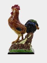 Bordallo Pinheiro Rooster Ceramic Figure