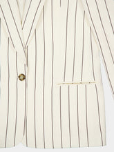 Stella McCartney Striped Single-Breasted Blazer