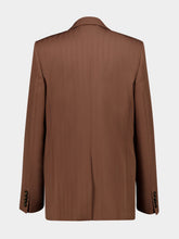 Stella McCartney Sienna Oversized Pinstripe Double-Breasted Blazer